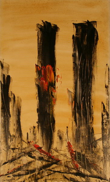 NYC Nr. I. (2001) | Oil on Canvas | 90 x 70 cm